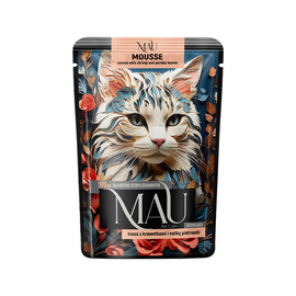 MAU Mus Karma Wet Food for Spayed Cats: Salmon with Shrimp and Parsley, 85 g