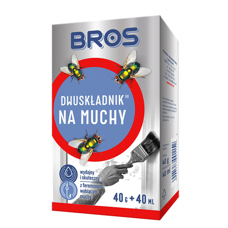 Bros Two-Component Fly Control Product 40 g + 40 ml