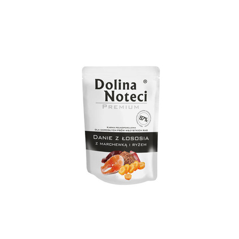 Dolina Noteci Premium Wet Dog Food: Salmon with Carrots and Rice, 300 g