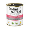 Dolina Noteci Premium Wet Dog Food, Rich in Veal with Green Peas, 800 g Can