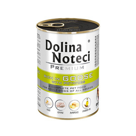 Dolina Noteci Premium Wet Dog Food, Rich in Goose with Potatoes, 400 g Can