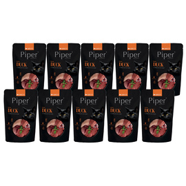 Piper Animals Wet Cat Food with Duck, 10 x 100 g Pack