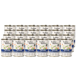 Dolina Noteci Premium Wet Dog Food Rich in Cod, 24 x 400 g Set, LIMITED EDITION