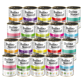 Dolina Noteci Premium Mix Wet Dog Food (Fish-Free Flavors) 20 x 400 g