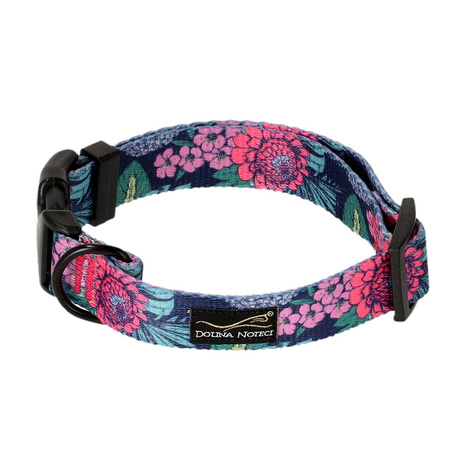 Dolina Noteci Adjustable Dog Collar "Flowery Corner" M 2 cm x 25–42 cm