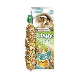 Versele Laga Crispy Sticks: Exotic Fruit Sticks for Hamsters and Squirrels, 2-pack. 110 g