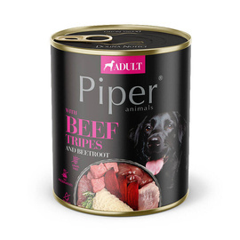 Piper Animals Wet Dog Food with Beef Stomachs and Beets, 800 g