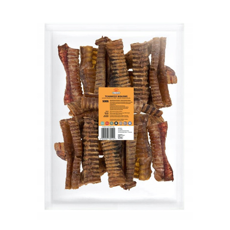 Oners Beef Tracheas—A Natural Dog Treat and Chew Toy, 500 g
