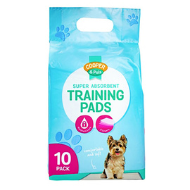Cooper & Pals Puppy Training Pads, 40 x 50 cm, 10-pack