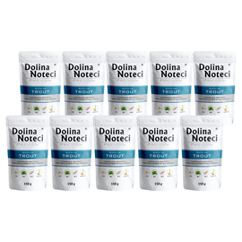 Dolina Noteci Premium Wet Dog Food, Rich in Trout, 10 x 150 g Pack