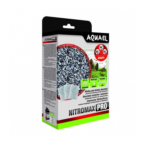 AQUAEL NitroMax PRO Chemical Filtration Cartridge, 3x100ml