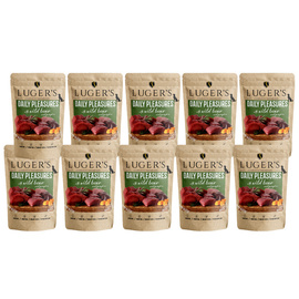 Luger's Daily Pleasures Wet Dog Food with Wild Boar and Pumpkin, 10 x 500 g Set
