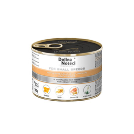 Dolina Noteci Premium Wet Dog Food for Small Breeds with Pheasant, Pumpkin, and Pasta, 185 g can