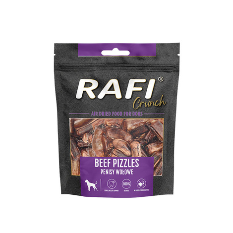 Rafi Crunch Natural Dog Treats: Beef Penis Chews, 200 g