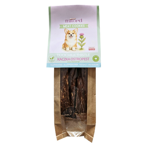 Milord Dog Treats with Duck and Milk Thistle, 80 g