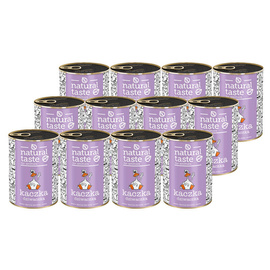 Natural Taste "Dziwaczka" Wet Cat Food—Duck Dish, 12-pack (400 g each)
