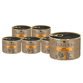 Luger’s Karma Wet Cat Food: Turkey with Quail, 6-Pack (185 g each)