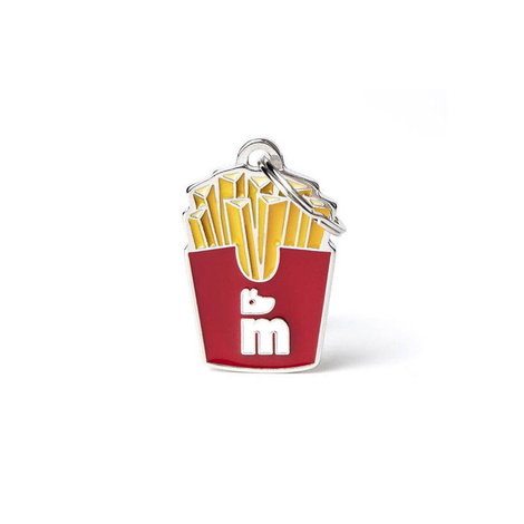 Engraved ID Tag for Dogs and Cats: "French Fries"