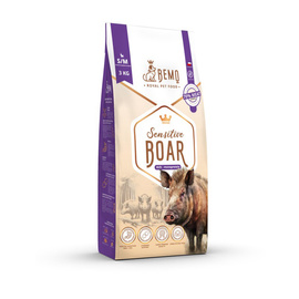 Bemo Sensitive Boar - Hypoallergenic, single-protein dry food with wild boar for adult dogs of small and medium breeds (S/M), 3 kg