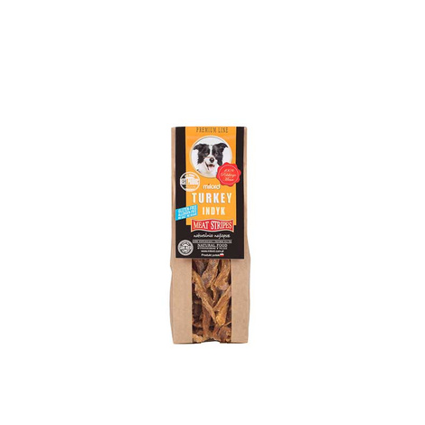 Milord Dog Treats: Turkey Strips, 80 g