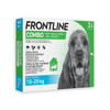 Frontline Combo Spot-on Spot-on Solution for Dogs (M) Against Fleas and Ticks, 3 pipettes, 1.34 ml