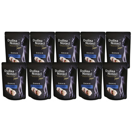 Dolina Noteci Premium Junior Wet Cat Food: Cod and Sardine Meal, 10-pack (85 g each)