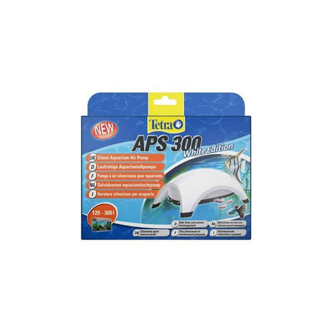 Tetra APS Aquarium Air Pumps APS 300 - WHITE air pump for 120–300-liter aquariums