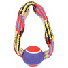 Zolux Dog Tug Toy: Rope with a Tennis Ball, 23 cm Circle