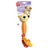 Suppa Puppa Plush Dog Toy with Cat Squeaker, Size S 