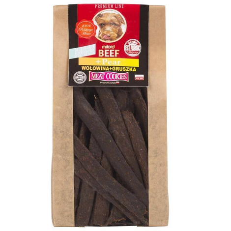 Milord Dog Treats with Beef and Pear, 80 g