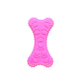 Cooper &amp; Pals Puppy Teether with Nubs, Pink, 10 cm