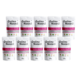 Dolina Noteci Premium Wet Dog Food, Rich in Turkey, 10 x 150 g Set