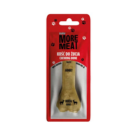 Buba More Meat Dog Chew Toy: Beef Skin Bone with Lamb, 12 cm