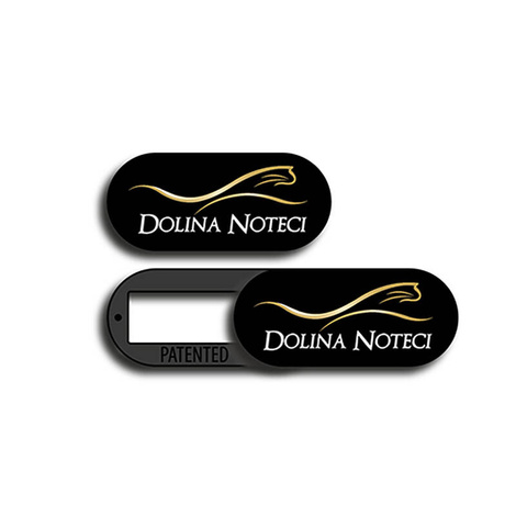 Webcam cover with logo