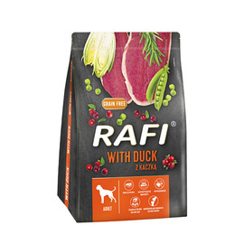 Rafi Dry Dog Food with Duck, 3 kg bag