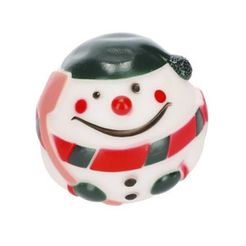 Dingo Christmas Dog Toy: Snowman Ball