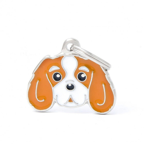 Engraved ID Tag for a Cavalier King Charles Spaniel