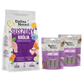 Dolina Noteci Premium Rabbit Dry Dog Food, 9 kg + 2 free Smart Chews Joint Care for joint support
