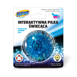 Hilton Smart Interactive Glowing Ball Toy for Dogs or Cats, 5 cm