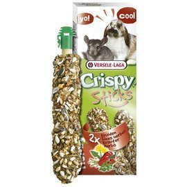 2 herbal sticks for rabbits and chinchillas: Versele Laga Crispy Sticks Rabbits-Chinchillas Herbs 110g