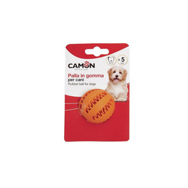 Camon Dental Baseball-Shaped Dog Teething Toy, 5 cm