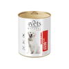 4Vets Natural Wet Dog Food with Beef, 800 g Can