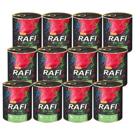 Rafi Wet Dog Food with Venison, 12-Pack (800 g each)
