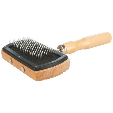 Trixie Single-Sided Wooden Brush, 10 x 18 cm