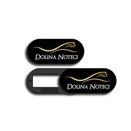 Webcam cover with logo