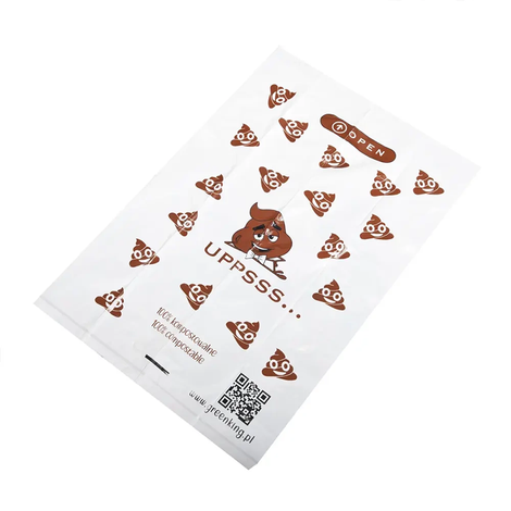 GREENLINE Biodegradable Dog Waste Bags - Strawberry Scent, 23 x 33 cm (3 x 10 pcs).)
