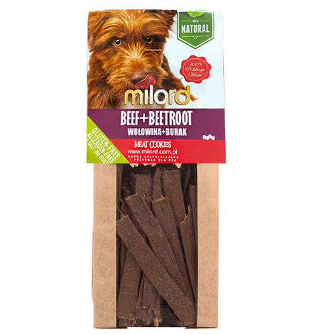 Milord Dog Treats with Beef and Beets, 80 g
