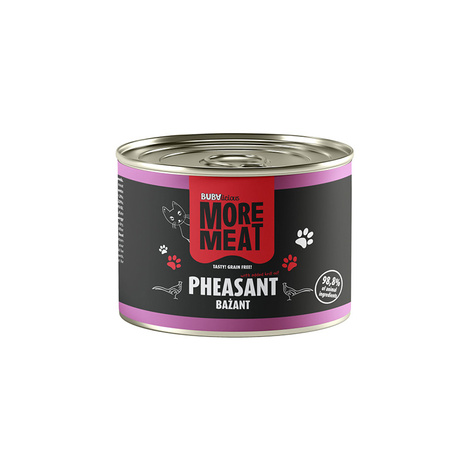 BUBAlicious Wet Cat Food, Pheasant, 185g