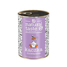 Natural Taste "Dziwaczka" Wet Cat Food – Duck Meal, 400 g