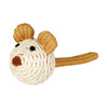 Trixie Cat Toy: Mouse with Rattle and String, 5 cm